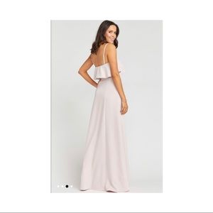 Mumu Monaco ruffle gown - show me the ring